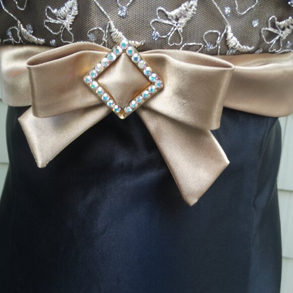 GUNNE SAX Jessica McClintock STRAPLESS Dress Size 7/Small, USA, bejeweled - Picture 7 of 9